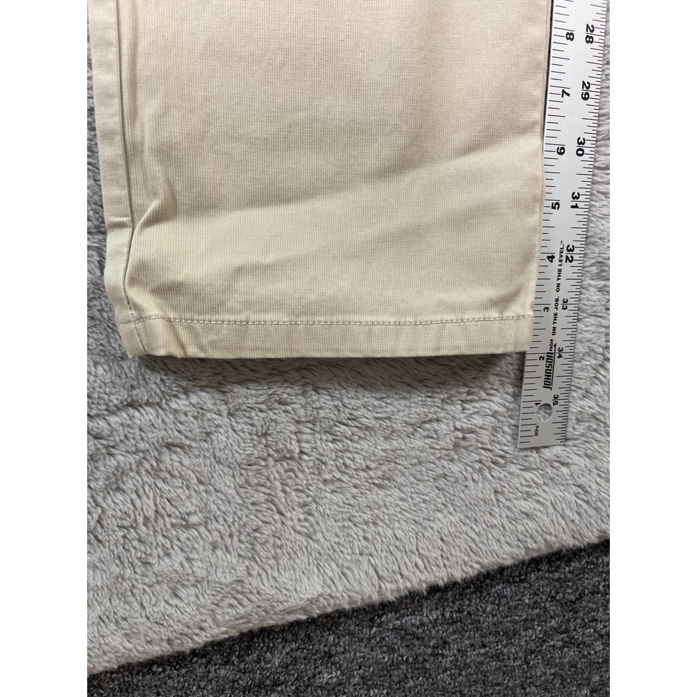 Tommy Bahama Mens 35x34 Beige Cotton Blend Straight Leg Chino Pants Preppy - Picture 6 of 9
